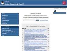 Tablet Screenshot of orca-mwe.cf.ac.uk